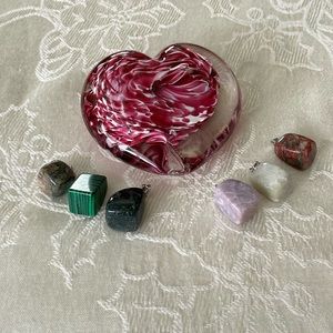 Six Stone Pendants Fashion Jewelry